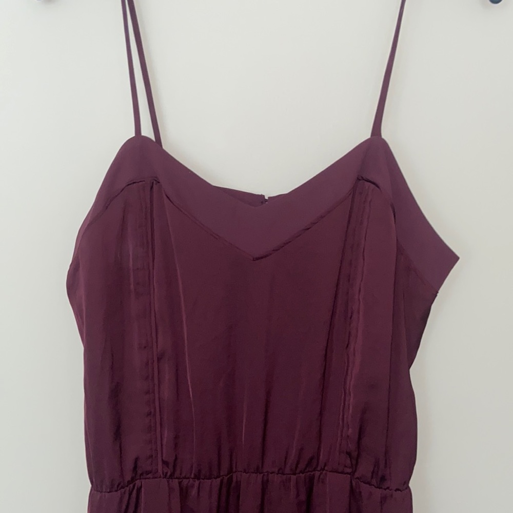 H&M plum midi dress